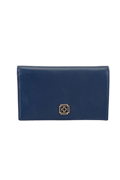 Desa Janae Navy Blue Women's Leather Wallet