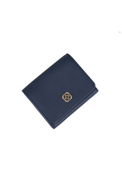 Desa Leticia Navy Blue Women's Leather Wallet