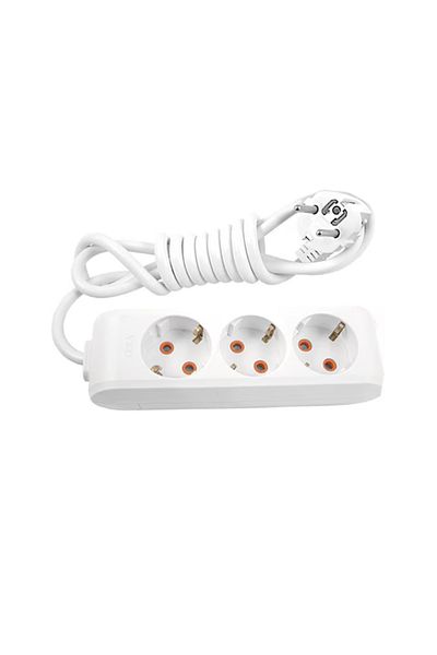 VİKO Viko 90113305 Triple Grounded Socket Outlet M.K. - 5 Meters