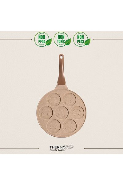 ThermoAD 28cm Mink Pancakes Pan with Emoji