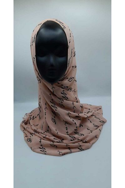 Differenza Caramel Color Logo Shawl