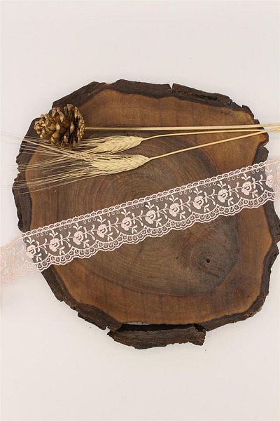 Gül Organza 70112 - 9 Mt Guipure Powder