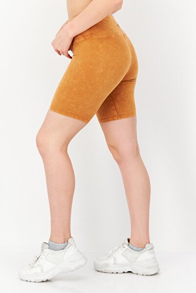 BİLLABONG Women Plain Print Biker Shorts, Brown