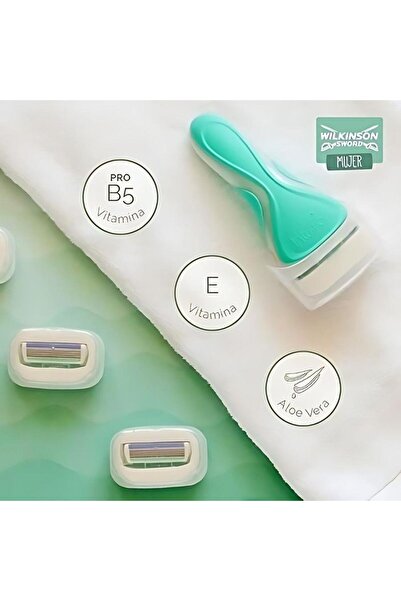 Wilkinson Sword Intuition 2 in 1 Sensitive Care Self Soap Razor Blade Cartridge 3 Pieces