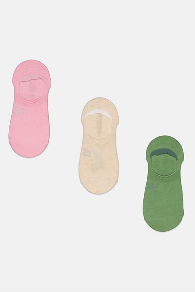 BİLLABONG Women 3 Pairs Textured Socks, Pink