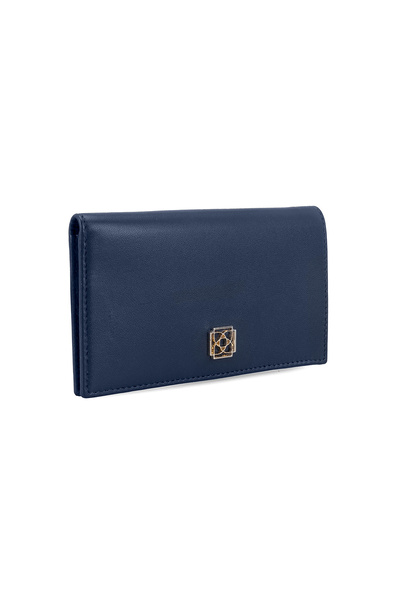Desa Janae Navy Blue Women's Leather Wallet