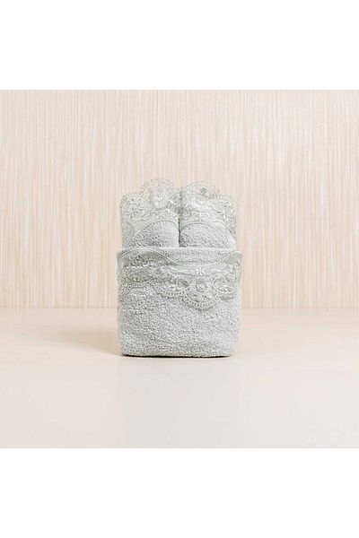Gül Güler Lace Pearl Pouch + 4 Hand Towels