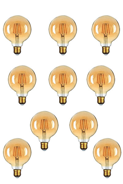 LED LAMP G95 4W 220V E27 Rustik LED Ampul G95-4 10'lu Paket