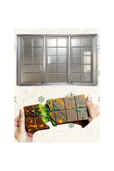 Mouldland قالب شوكولاتة من البولي كربونات |   قالب شوكولاتة دبي 200 جرام |   ...