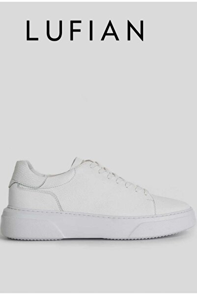 Lufian 111230187 Tommy Casual Δερμάτινα Ανδρικά Παπούτσια Sneaker ΛΕΥΚΟ