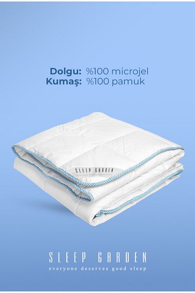 Sleep Garden Hotel Type Natural Double Quilt 195X215 with Interlining Bag