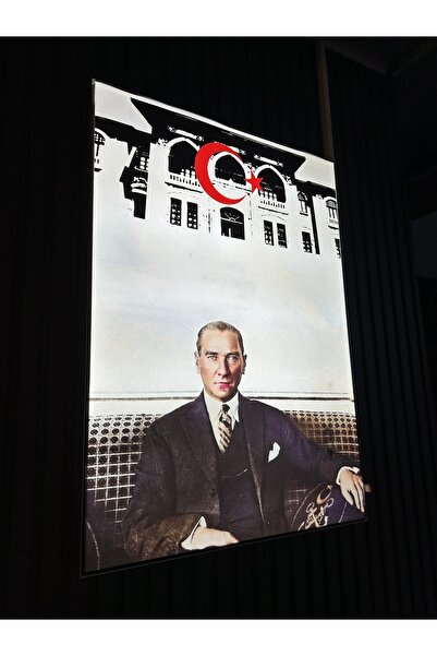 rose reklam Atatürk Işıklı Değiştirilebilir Kumaşlı Lightbox Tabela - Şık Dayanıklı Çözüm