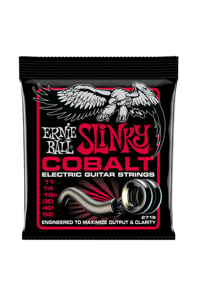 Ernie Ball Burly Slinky Kobalt Elektro Gitar Teli 11-52