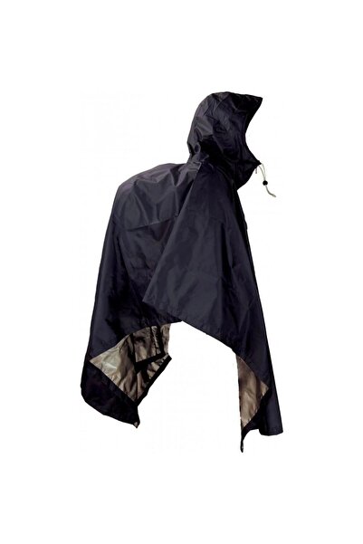 Jr Gear Hafif Su Geçirmez Panço Yağmurluk-SİYAH