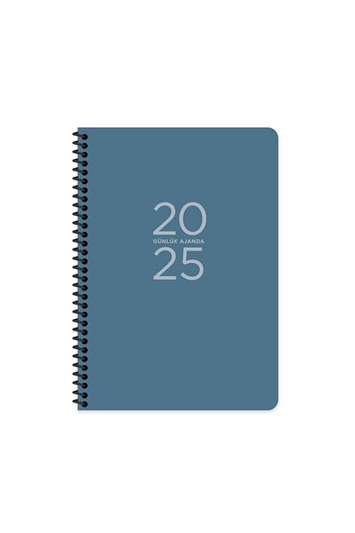 KESKİN COLOR Sharp Color 2025 - Spiral Daily Blue Agenda 17X24 - 600049 -99