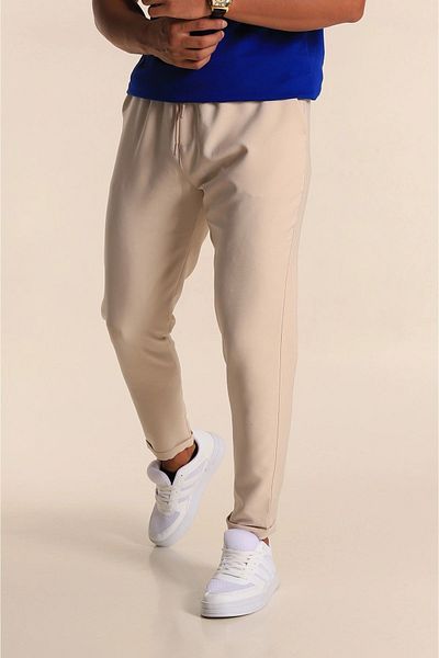 SERAZAT Pantaloni de jogger slim cu două picioare, cu buzunare pentru portofel