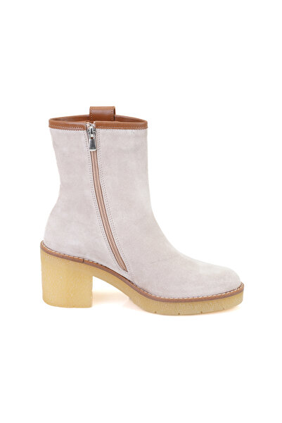 Desa Γυναικείες δερμάτινες μπότες Loza Mink με τακούνι