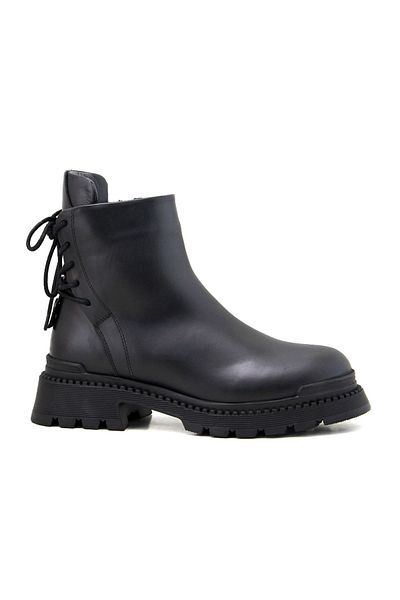 ALBİNİ Ghete de damă din piele naturală Albini 10003 - negru