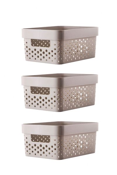 Nandy Home 3 Τεμάχια 4,5LT Πολλαπλών Χρήσεων Organizer Πεντάγωνο Καλάθι