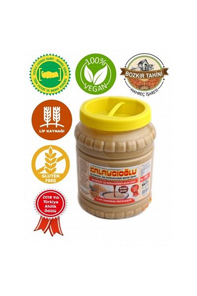 Kalaycıoğlu Bozkır Tahini Center White Natural Tahini 1900 g (Stone Mill)