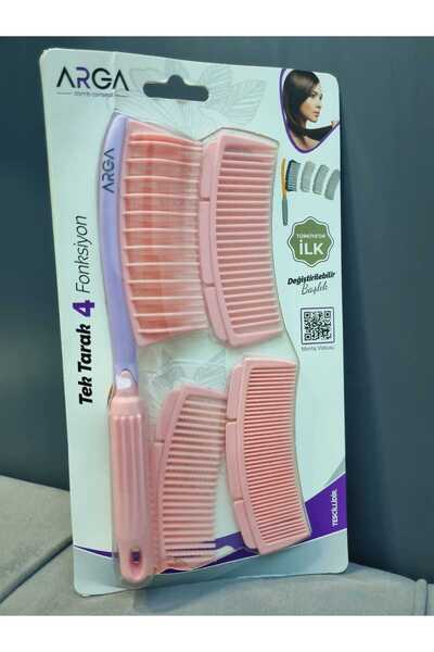 Lider MAGNESİA Changelable 4-Header Functional Comb Pink