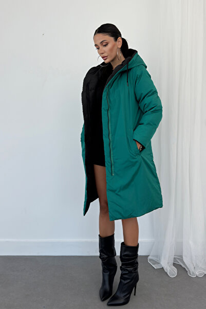 Weyeze Αναστρέψιμο μακρύ πουπουλένιο παλτό AD-K50501LNW