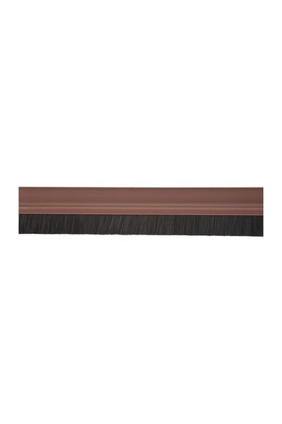 ACE Vinyl and Brush Bottom Door Seal 1m FY1B- BROWN