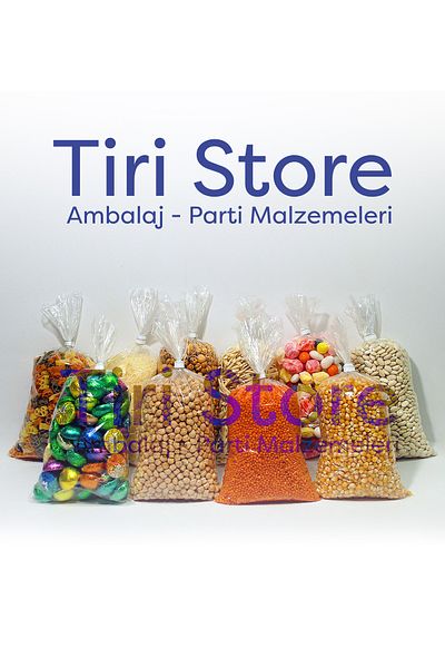 TiriStore Tiri Store - Transparent Nylon Bag 30X52 Cm, 1 kg