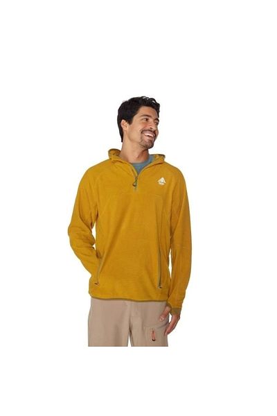 BERG Men's Polar-Yellow Periya Half Zip