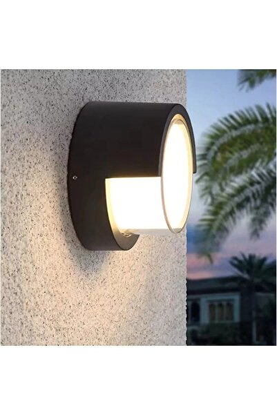 Genel Markalar Horoz 5 W Yuvarlak Kapaklı Suga Led Duvar Aplik - Sarı Işık (4...