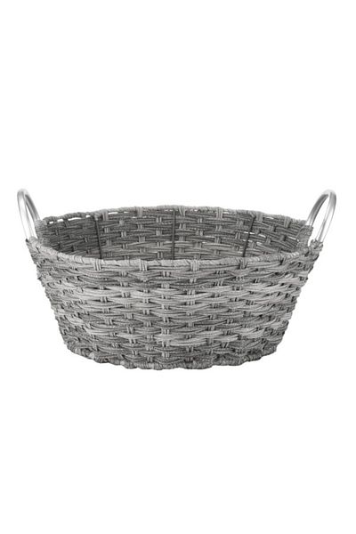 Whitmor Elegant Design Rattique Bathroom Basket with Handle