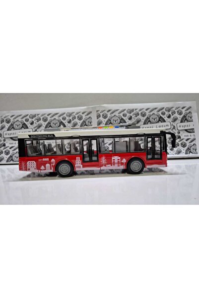 Hepsilazım Oyuncak Yolcu Otobüs Işıklı Sesli Kırılmaz Büyük Şehir Metrobüs Kapılar Açılır Troleybüs 28 Cm