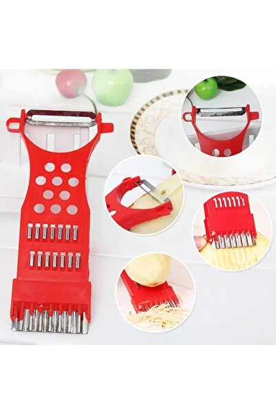 Doori Jülyen Kesme, Dilimleme ve Soyacak Rende Soyacak Patates, Salatalık, Limon, Havuç Sebze Doğrayıcı