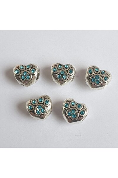 Vitastyle Steel Stone Cat Pate Charm