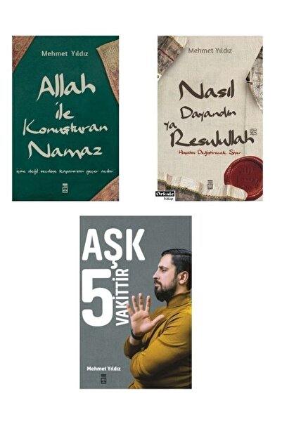 Timaş Yayınları 3'lü Set Allah Ile Konuşturan Namaz - Nasıl Dayandın Ya Rasul...