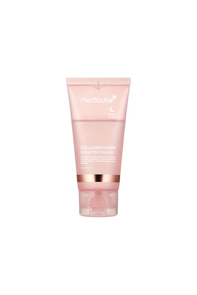 Medicube Collagen Overnight Wrapping Peel Off Mask:Hydration & Elasticity Boost for Glowing,Korean Skincare