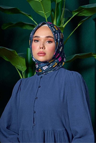 İpekhan Marrakech Collection Soft Scarf 1204 - 10 Eggplant Purple