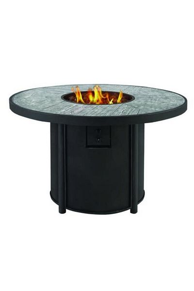 Bali Round Steel Propane Gas Outdoor Fire Pit