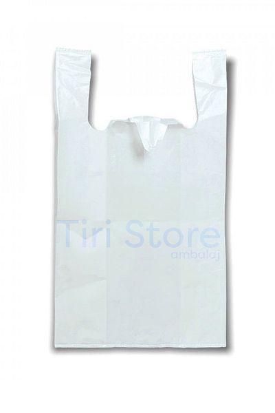TiriStore Tiri Store Super Mini White Grocery Bag 500 Pieces Transparent