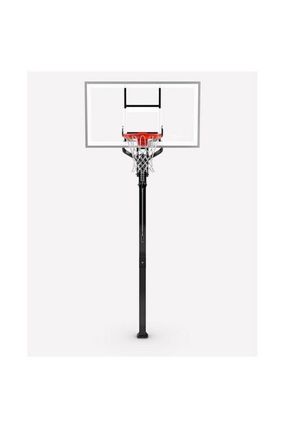 SPALDING 4-Pole Acrylic Board In Ground Basketball Hoop 54 Inch