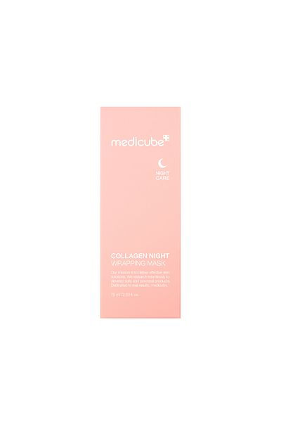 Medicube Collagen Overnight Wrapping Peel Off Mask:Hydration & Elasticity Boost for Glowing,Korean Skincare