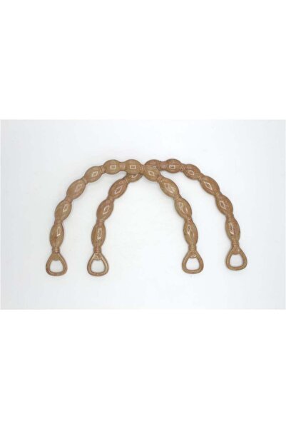 Gül حقيبة من الخيزران مطرزة - موديل بني STD