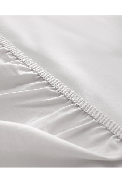 Madame Coco Manon Double 100% Cotton Ranforce Elastic Sheet - Gray