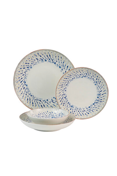 Güral Porselen Marine Premium Özel Seri 24 Parça 6 Kişilik Porselen Yemek Takımı ( Desen Atmama Garantili )