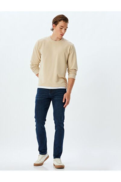 Koton Erkek Jean Pantolon 5wam40083ıd Indigo Stone