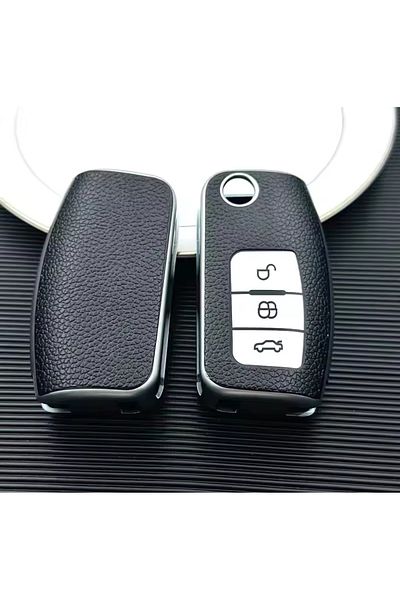 emii auto spare parts Fiesta Mondeo Courier Compatible Key Case Gray / Black