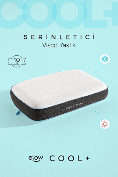 Elow Cool+ Serinletici Ortopedik Visco Yastık / Flat, 60 x 40 x 12