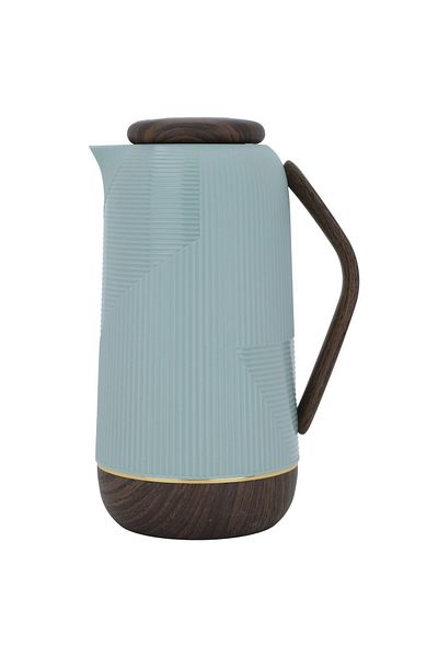 Alsaif Gallery Rawaa Thermos, Light Green, Wooden, 1 Liter