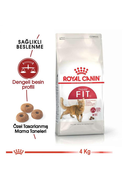 Royal Canin Fit-32 Adult Cat Food Yetişkin Kedi Maması 4KG