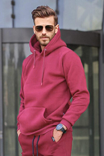 CMZ COLLECTİON Hanorac gros și confortabil pentru bărbați, cu glugă și buzuna...